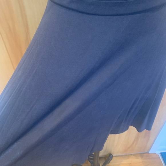 Flowy/flirty - charcoal mini dress - Picture 3 of 5